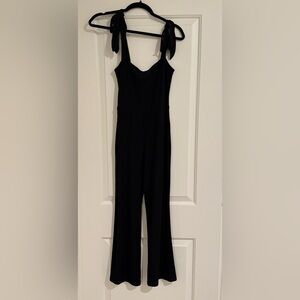 Reformation Elegant Black Jumpsuit